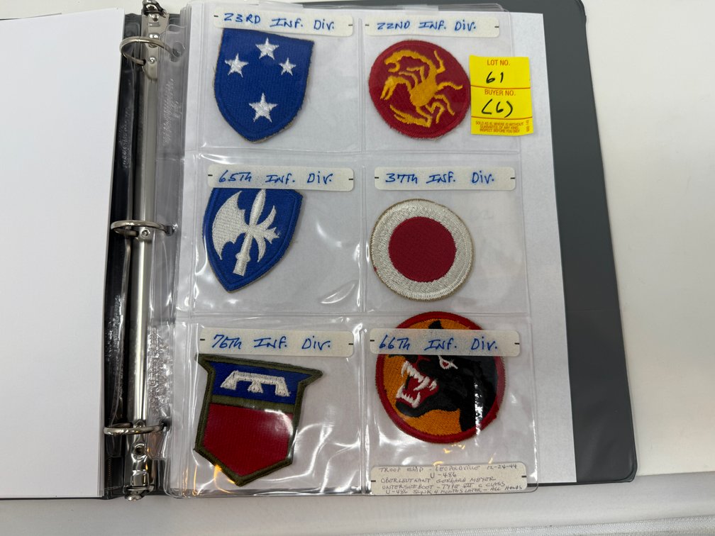 6 MILITARY BADGES
