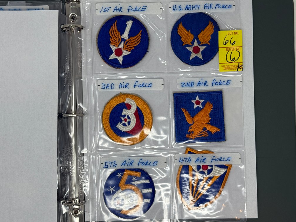 6 MILITARY BADGES