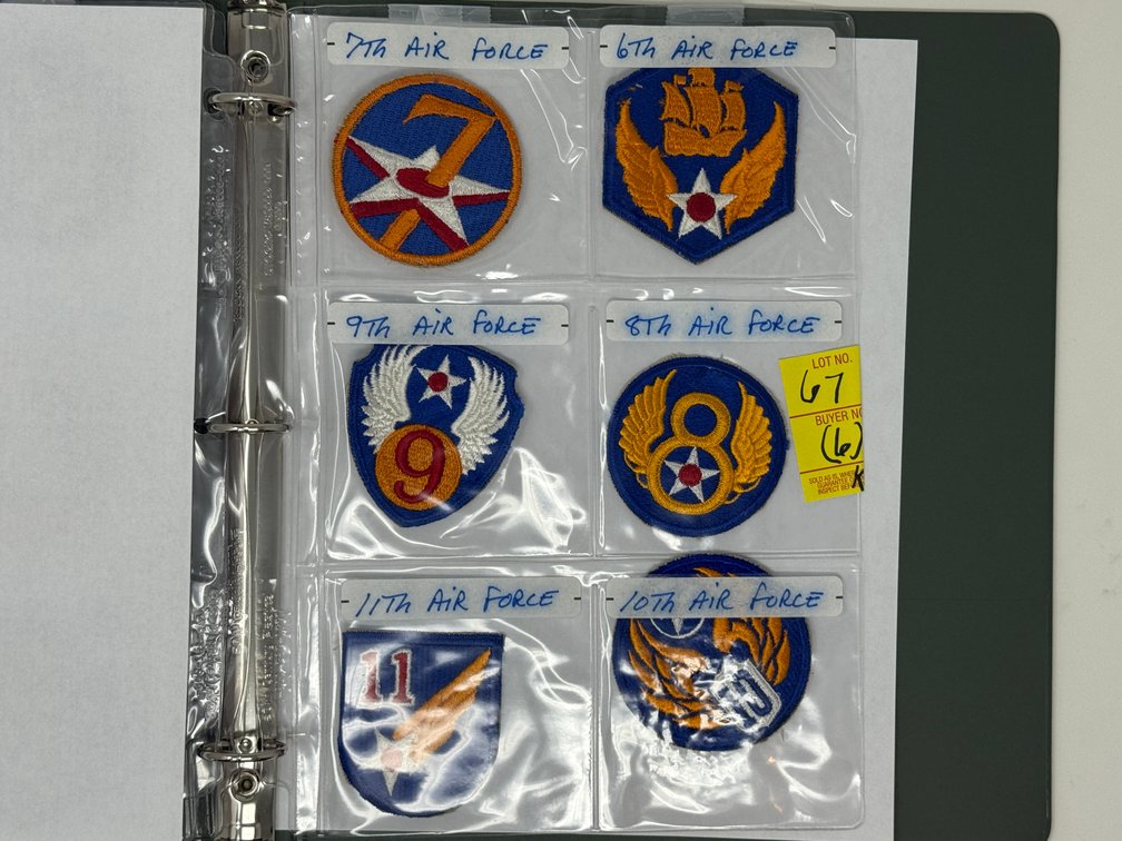 6 MILITARY BADGES