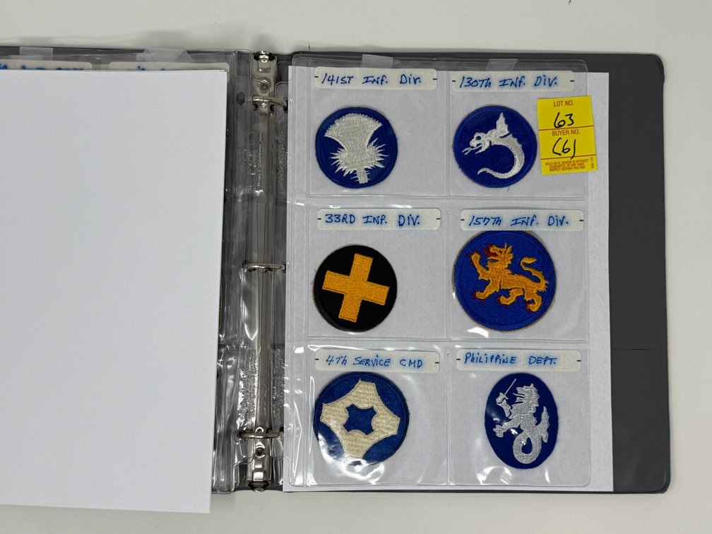 6 MILITARY BADGES