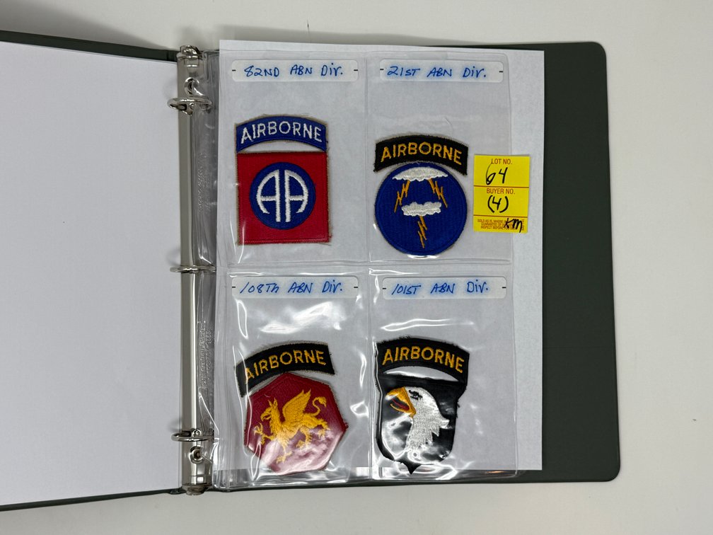 4 MILITARY BADGES