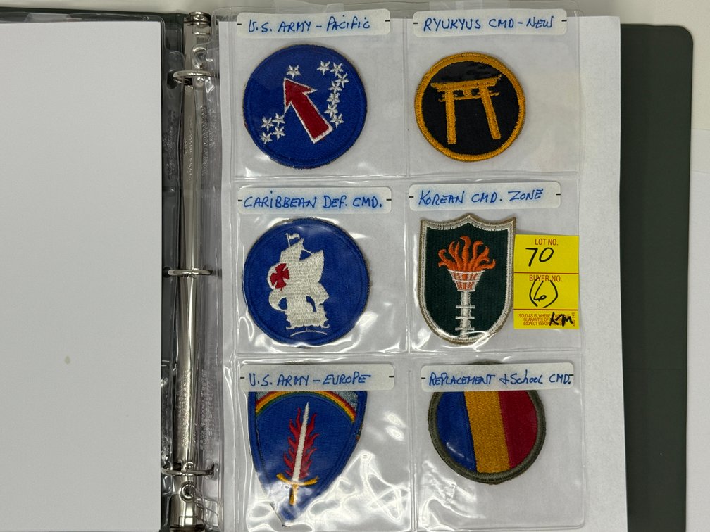 6 MILITARY BADGES
