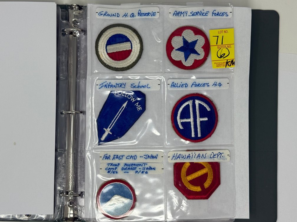 6 MILITARY BADGES