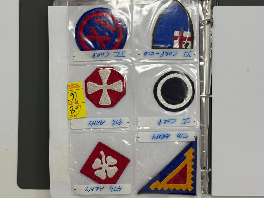 6 MILITARY BADGES