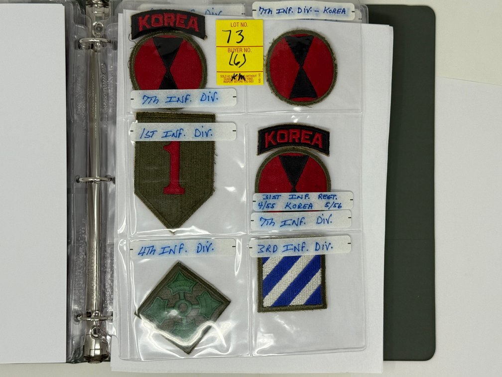 6 MILITARY BADGES