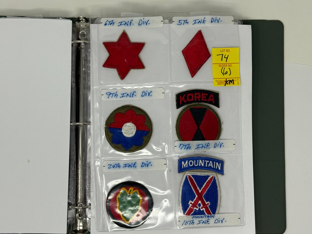 6 MILITARY BADGES