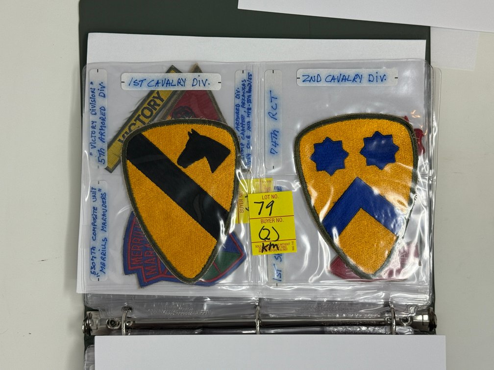 2 MILITARY BADGES