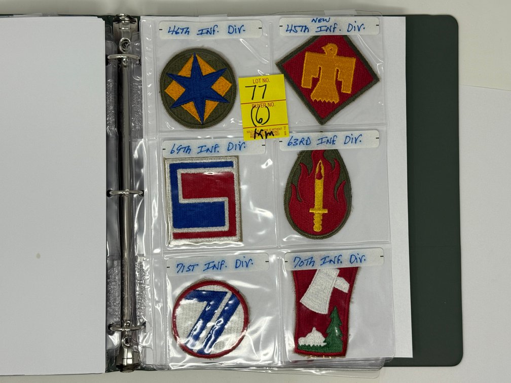 6 MILITARY BADGES