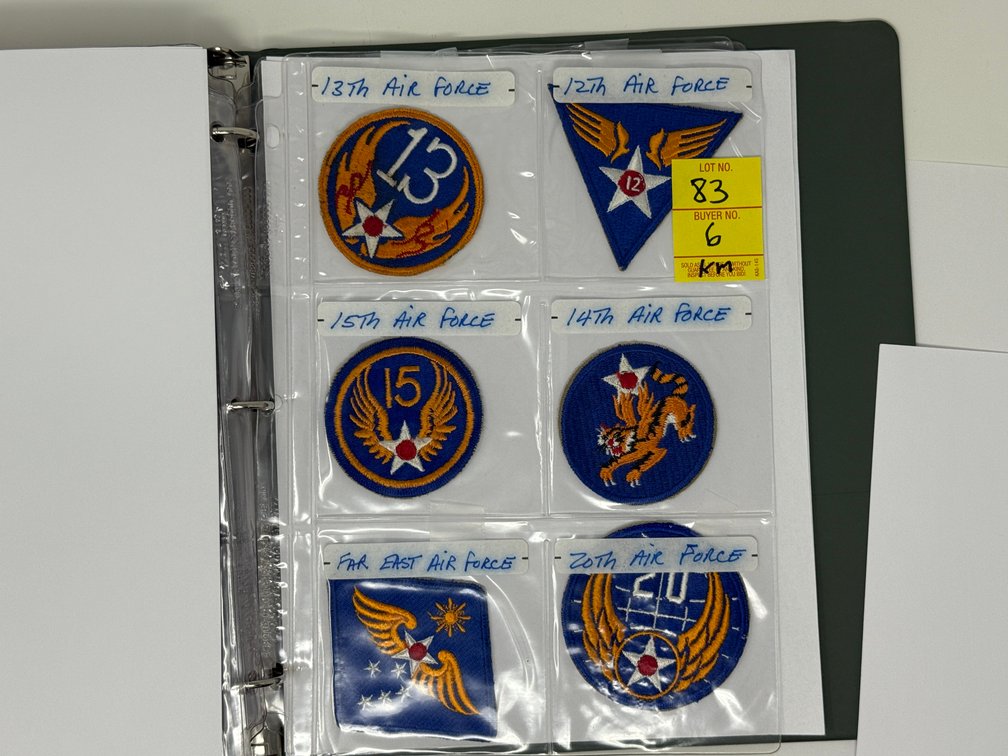 6 MILITARY BADGES