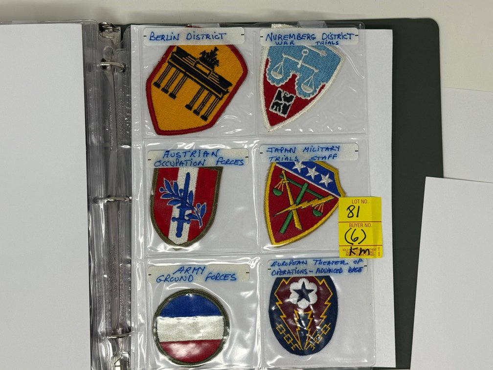 6 MILITARY BADGES