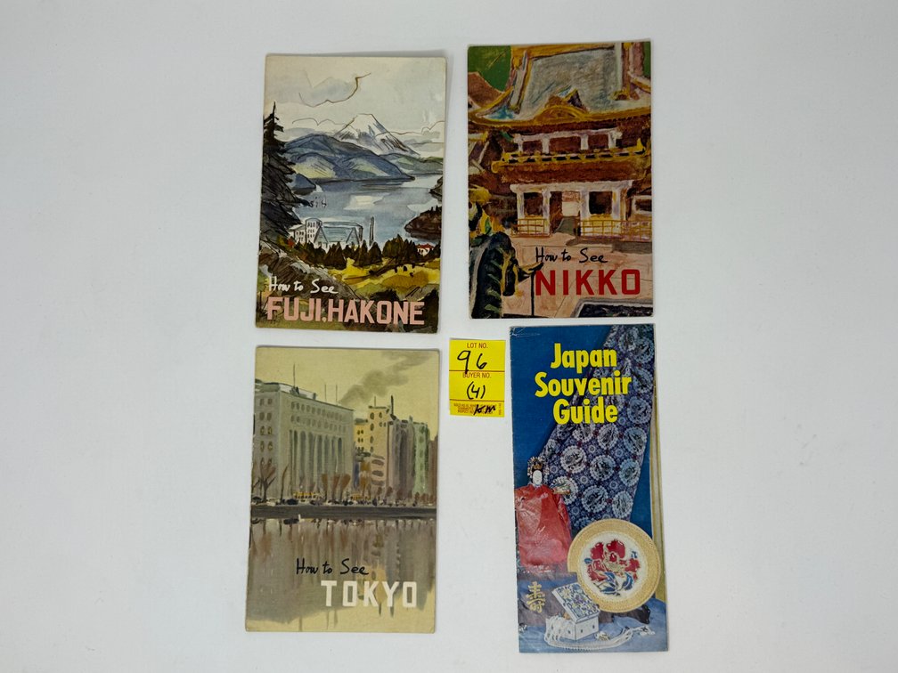 3 JAPAN TOURIST ASSOCIATION BOOKLETS