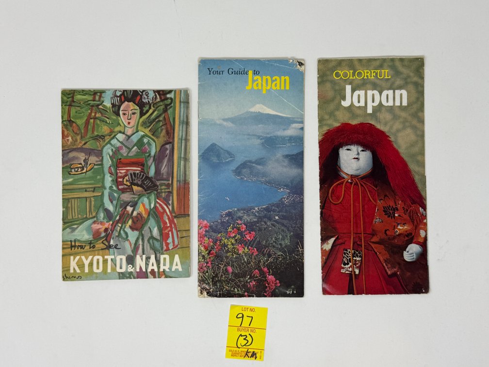 4 JAPAN TOURIST ASSOCIATION BOOKLETS