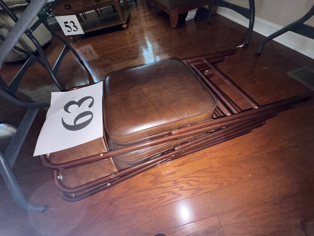 4 SAMSONITE FOLDING CHAIRS