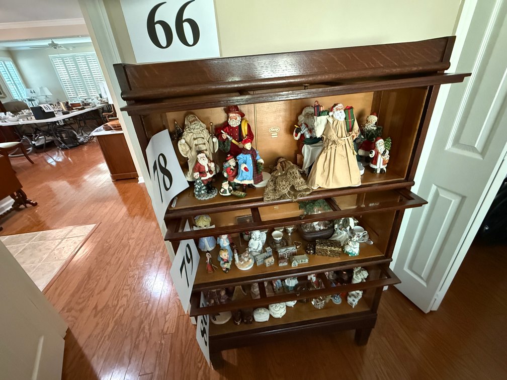 THREE STACK LAWYERS CABINET, TIGER, OAK, BY MACEY