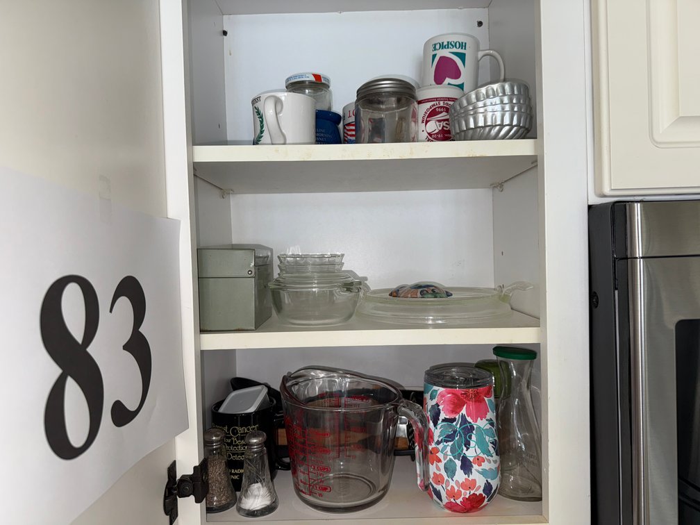 3 SHELVES OF MISC.