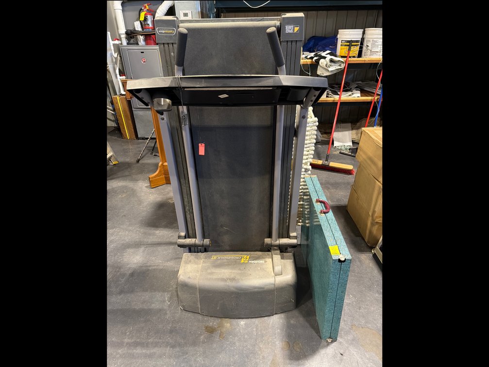 FOLD UP GAME TABLE AND PRO FORM CROSSWALK GT TREADMILL