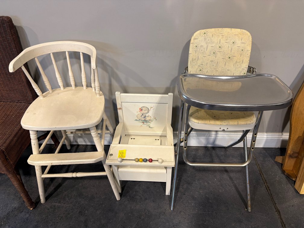 3 BABY HIGH CHAIRS