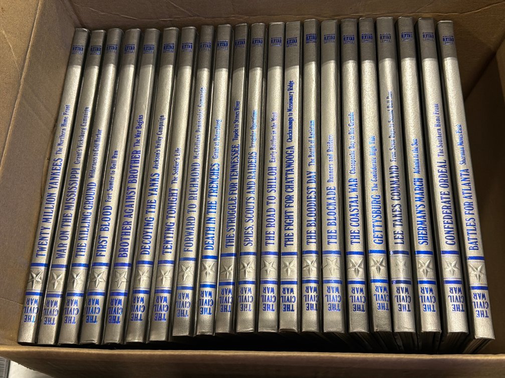BOX OF TIME LIFE THE CIVIL WAR BOOKS