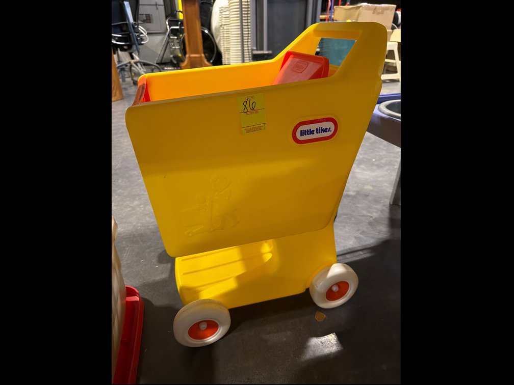LITTLE TIKES GROCERY CART