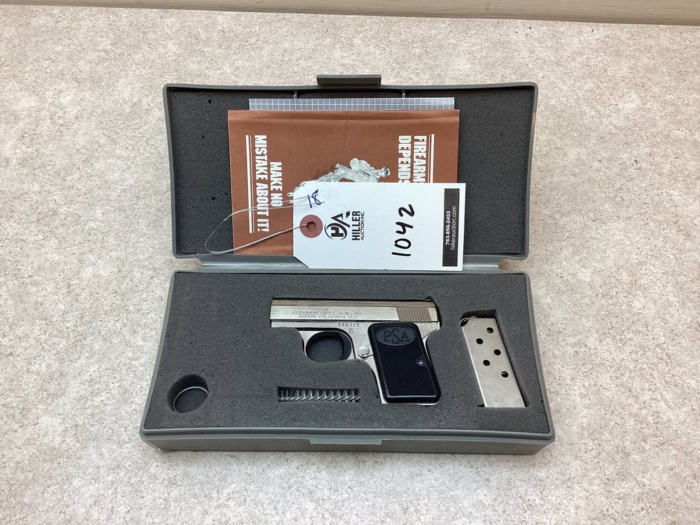 PSA, Model PSA, .25 auto, SN 500321, PERMIT REQUIRED!!!
