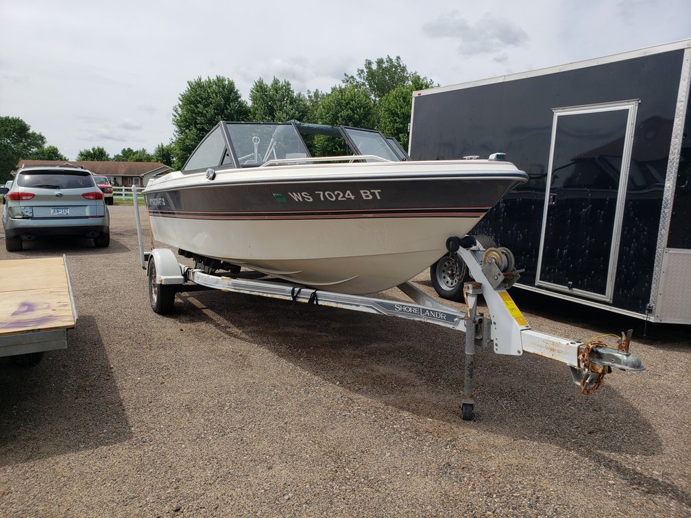 1988 StarCraft Medalist 1900, Vin# STRV9238I788 with 1988 Shorland'r trailer, Vin# XXX