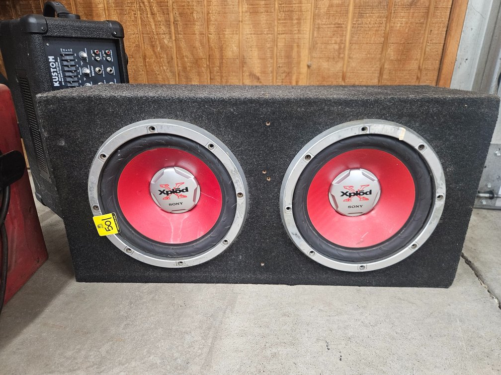 Sony Xplod Dual Speakers In Box