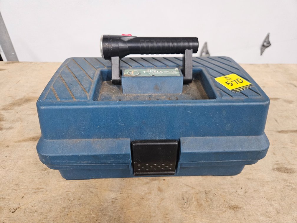 Lighted Tackle Box With Tackle