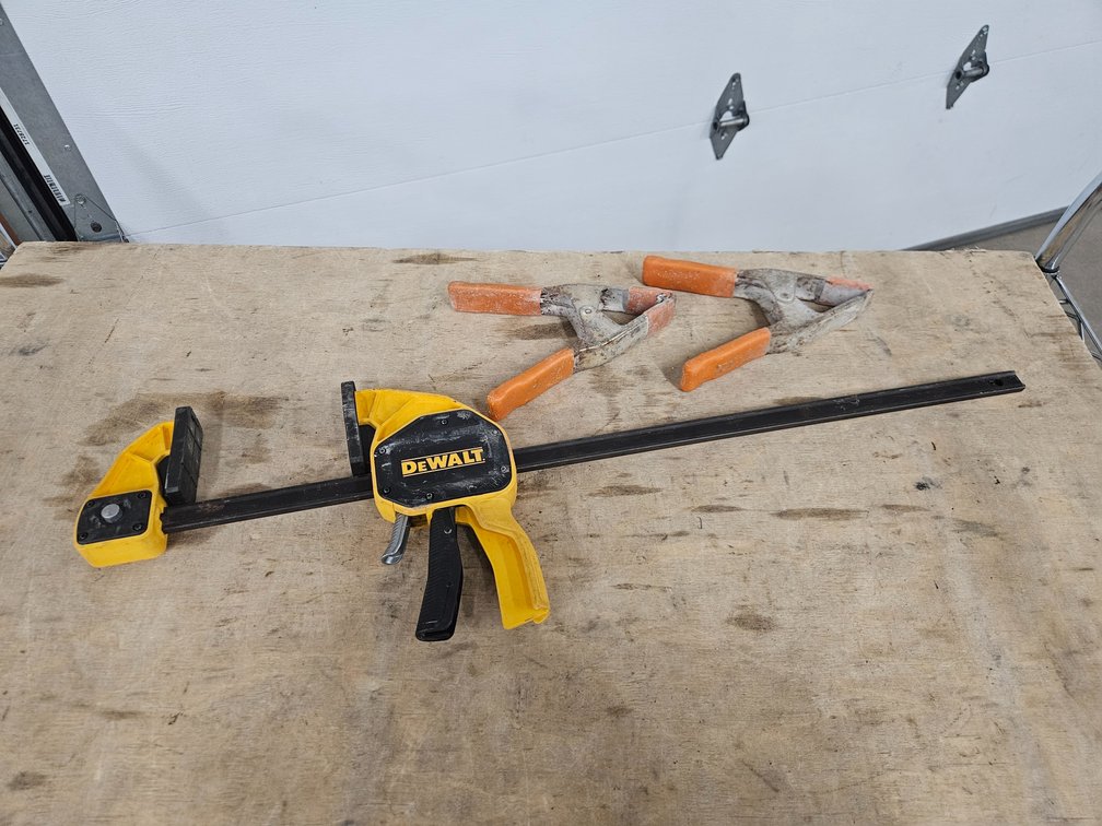 Dewalt Adjustable Clamp & 2 Pony Clamps