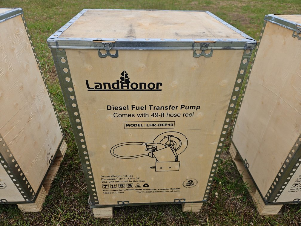 Diesel Fuel Transfer Pump w/49' Hose Reel
