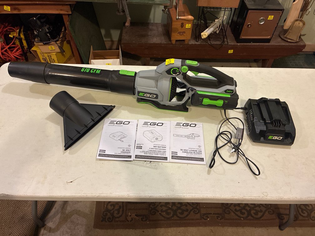 E Go 56V power blower