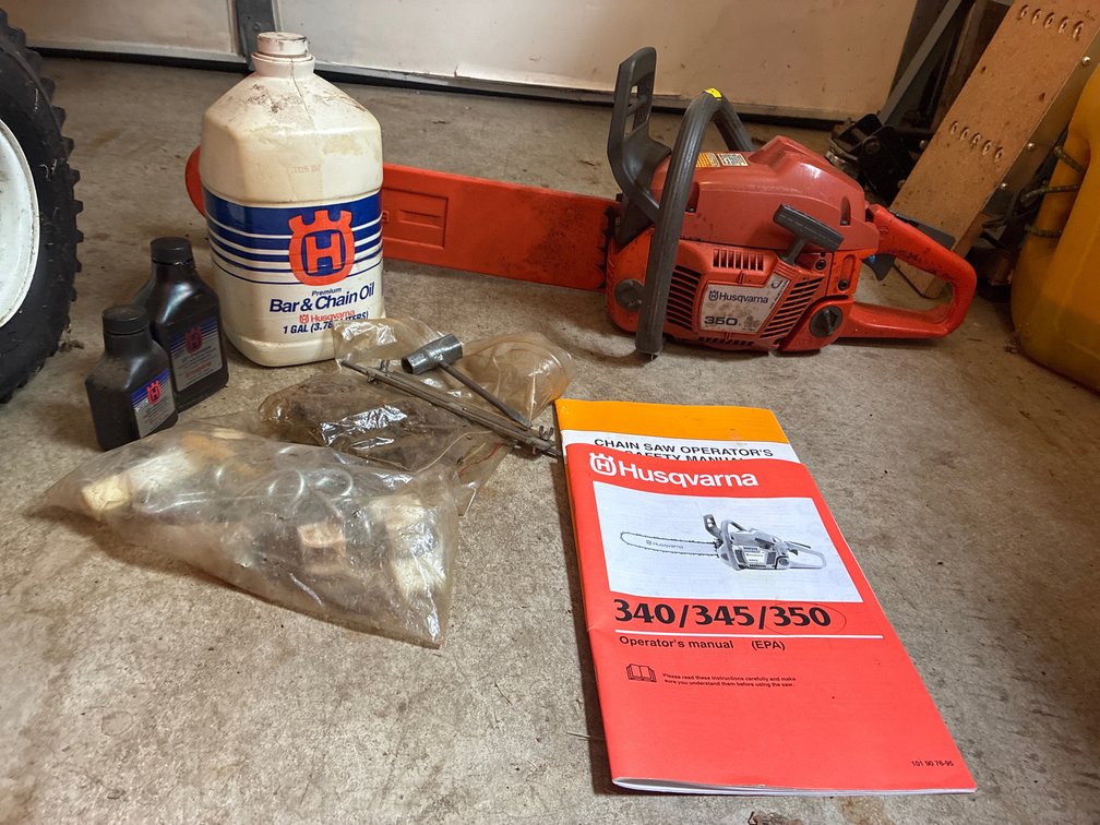 Husqvarna 350 chainsaw