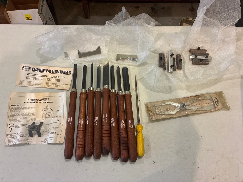 Craftsman wood lathe tools