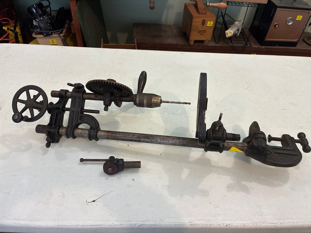 Vintage clamp-on drill