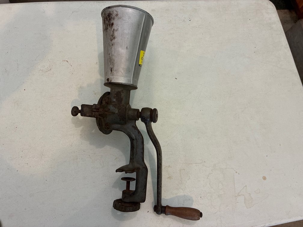 Clamp on cast iron grinder