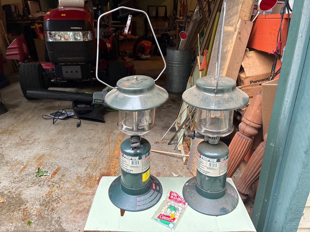 2 Coleman Propane lanterns