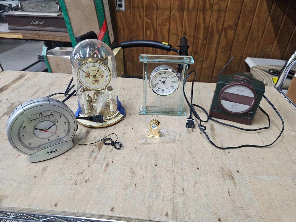 Assorted clocks