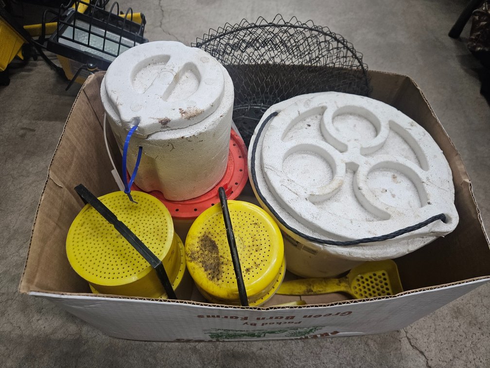 Bait, minnow buckets