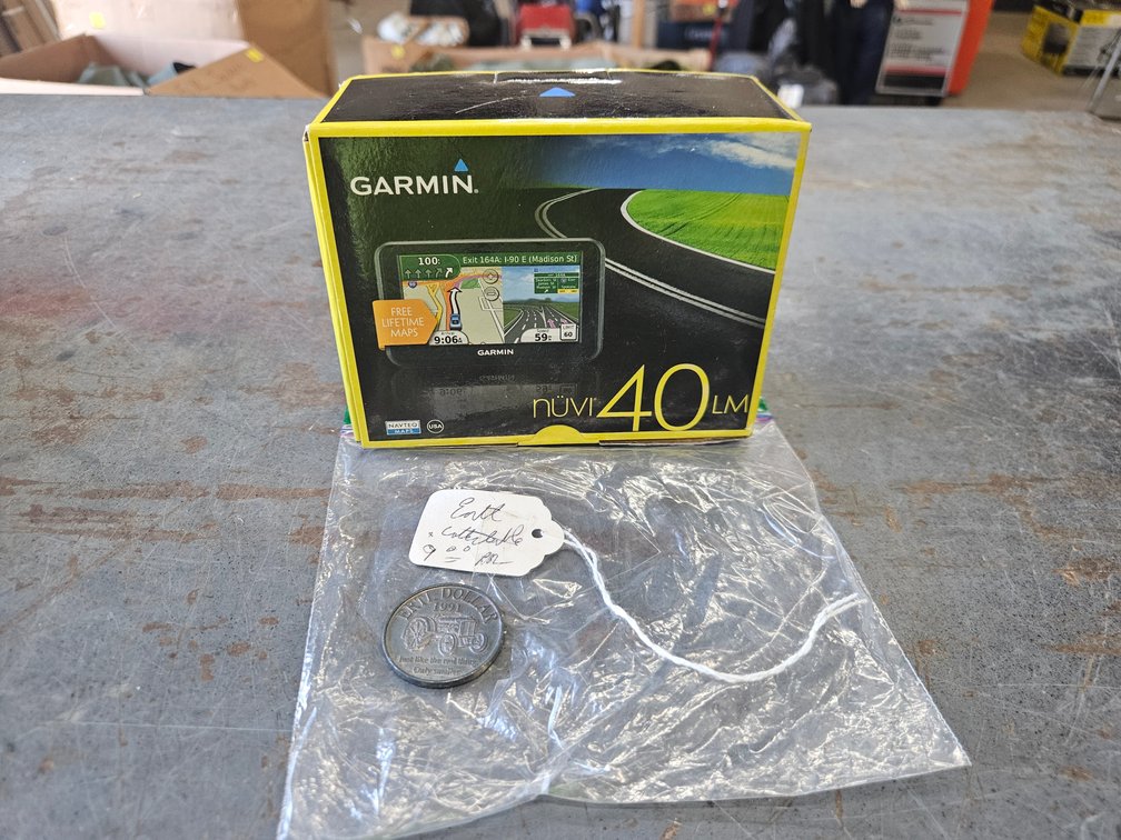 Garmin nuvi 40LM, ERTL dollar