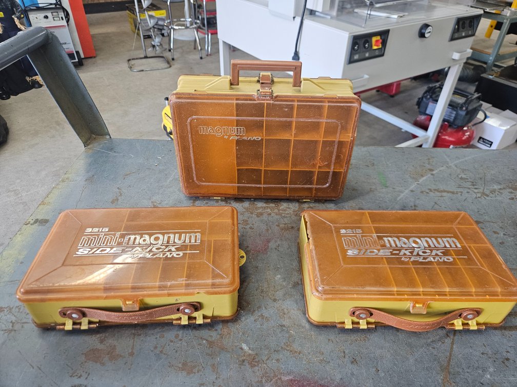 3 Plano plastic organizers