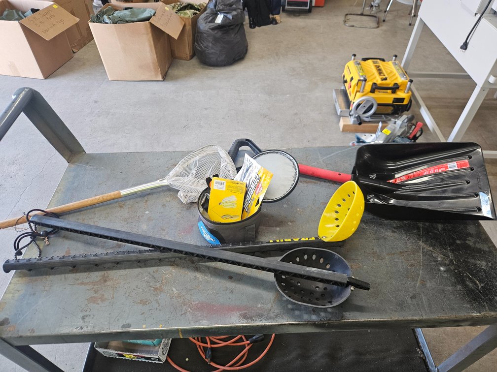 Ice fishing supplies