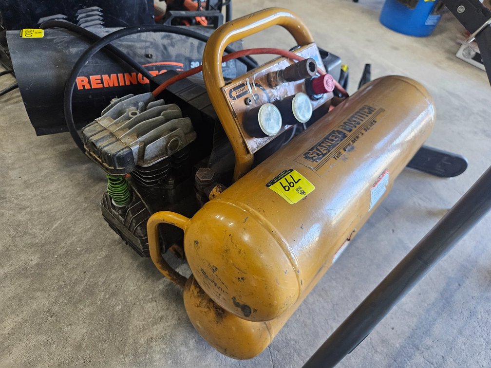 Stanley-Bostich dual tank air compressor