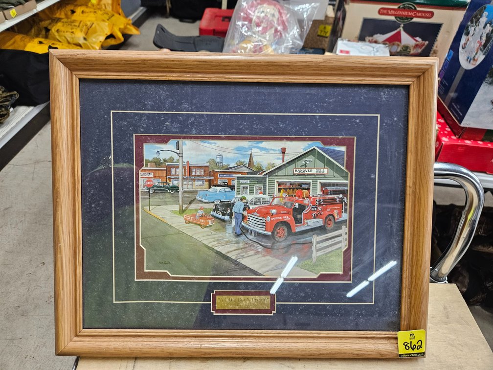 A Little Boys Dream framed print