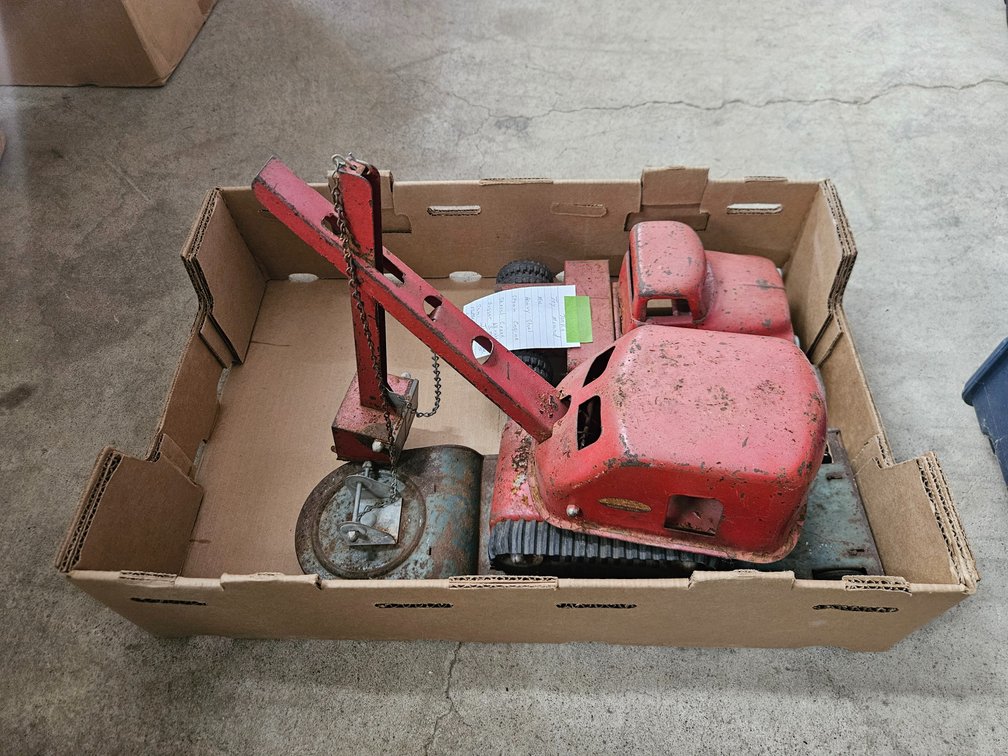 Tonka Shovel Crane, Semi Truck, Flatbed