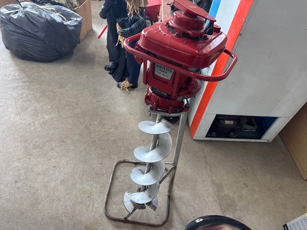 Craftsman Gas Auger on Stand