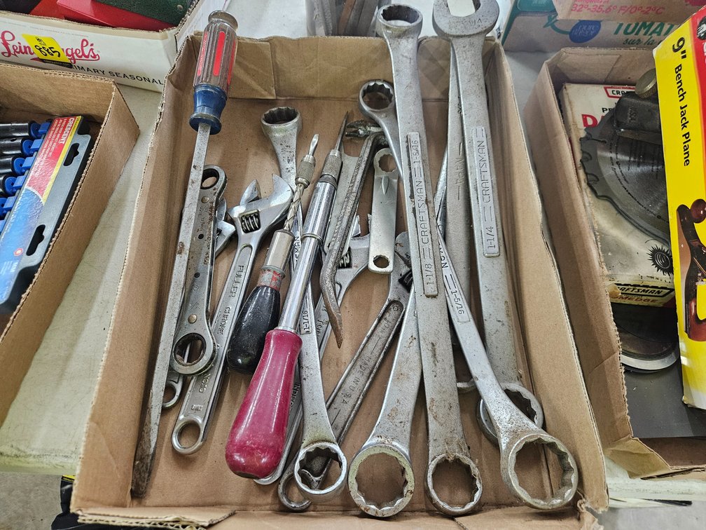 Craftsman wrenches & assorted Tools