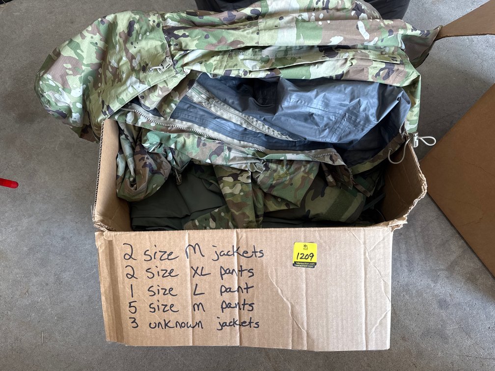 5 Rain Jackets, 8 Rain Pants