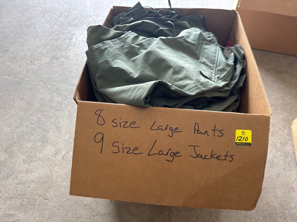 9 Rain Jackets, 8 Rain Pants