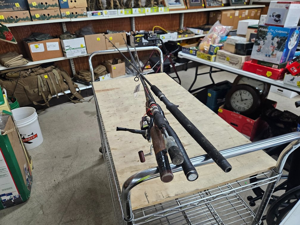 2 Rods, & 2 Rods & Reels