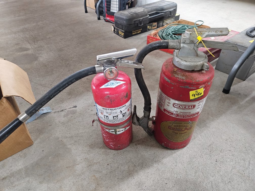General Dry Chemical & Amerex Halon Fire Extinguishers