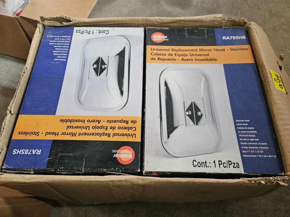 6 Universal Replacement Mirror Heads